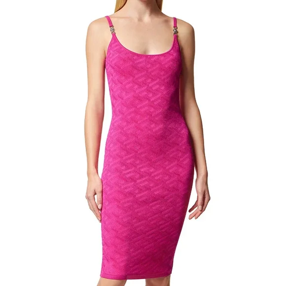 Versace | Dresses | Versace Women La Greca Knit Dress Hot Pink Size 4r | Poshmark Versace | Dresses | Versace Women La Greca Knit Dress Hot Pink Size 4r | Poshmark